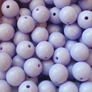 Acryl, Candy Beads - Opaque Lilac