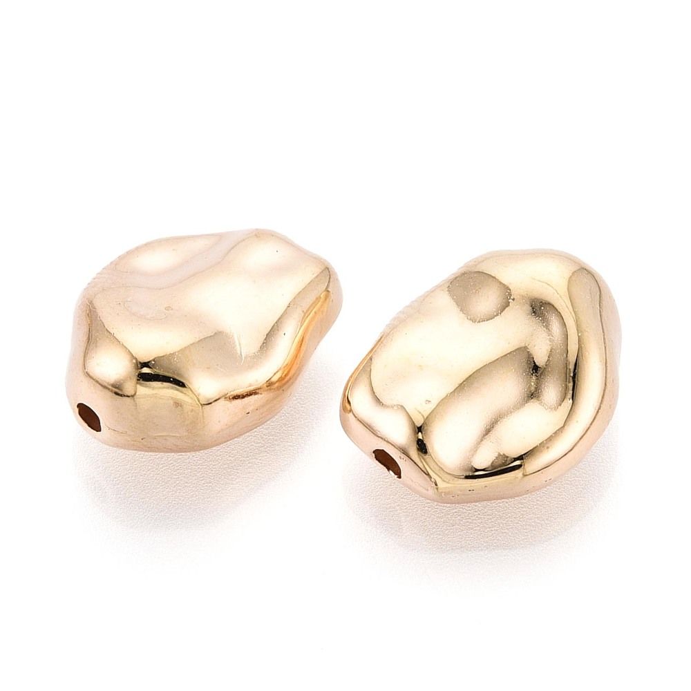 Acryl, Candy Beads, Pebble - Metallic CCB Gold - Afbeelding 2