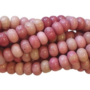 Natuursteen Rondelle - Rhodoniet (roze)