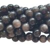 Natuursteen Rond - Silver Sheen Obsidiaan