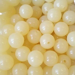 Acryl, Candy Beads - Butter Yellow