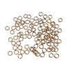 Ringetje - Gold-plated RVS Dark, 4mm (100st.)