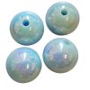 Acryl, Candy Beads - UV-Plated - Light Blue