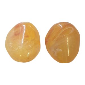 Acryl, Candy Beads, Big Rock - Imi Gemstone, Golden Yellow