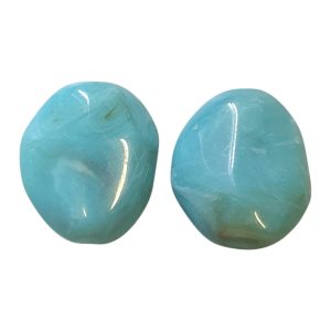 Acryl, Candy Beads, Big Rock - Imi Gemstone, Turquoise