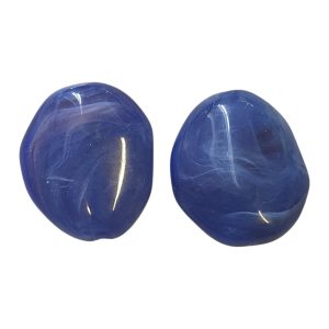Acryl, Candy Beads, Big Rock - Imi Gemstone, Dark Blue