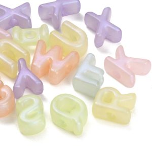 Acryl, Bubbel Letter - Jelly Glitter