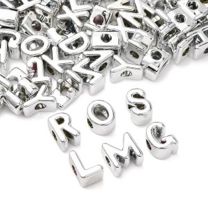 Acryl, Bubbel Letter - Metallic Silver