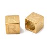 Kraal Cube, R - Gold-plated RVS