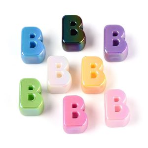 Acryl, Bubbel Letter B - UV-Plated Bright
