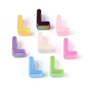 Acryl, Bubbel Letter L - UV-Plated Bright