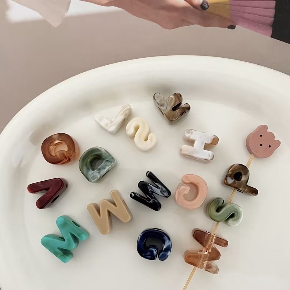 Acryl, Bubbel Letter - Imitation Gemstone