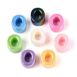 Acryl, Bubbel Letter O - UV-Plated Bright
