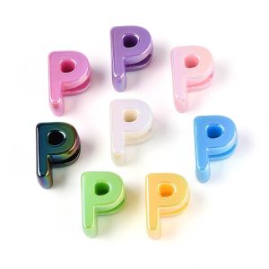 Acryl, Bubbel Letter P - UV-Plated Bright