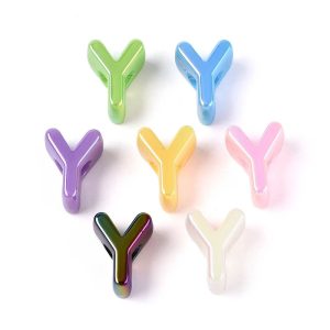 Acryl, Bubbel Letter Y - UV-Plated Bright