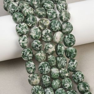 Natuursteen, Nugget - Green Spot Jaspis