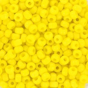 Miyuki Rocailles 8/0 - Opaque Yellow