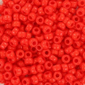 Miyuki Rocailles 8/0 - Opaque Vermilion Red