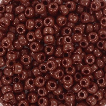 Miyuki Rocailles 8/0 - Opaque Red Brown