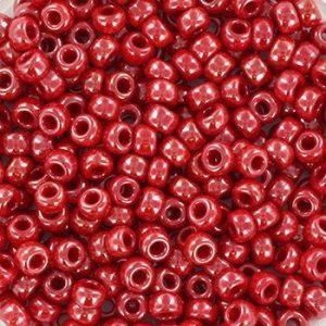 Miyuki Rocailles 8/0 - Opaque Luster Red