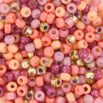 Miyuki Rocailles 8/0 - Peach Plum